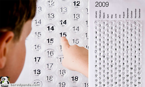 bubble calendar